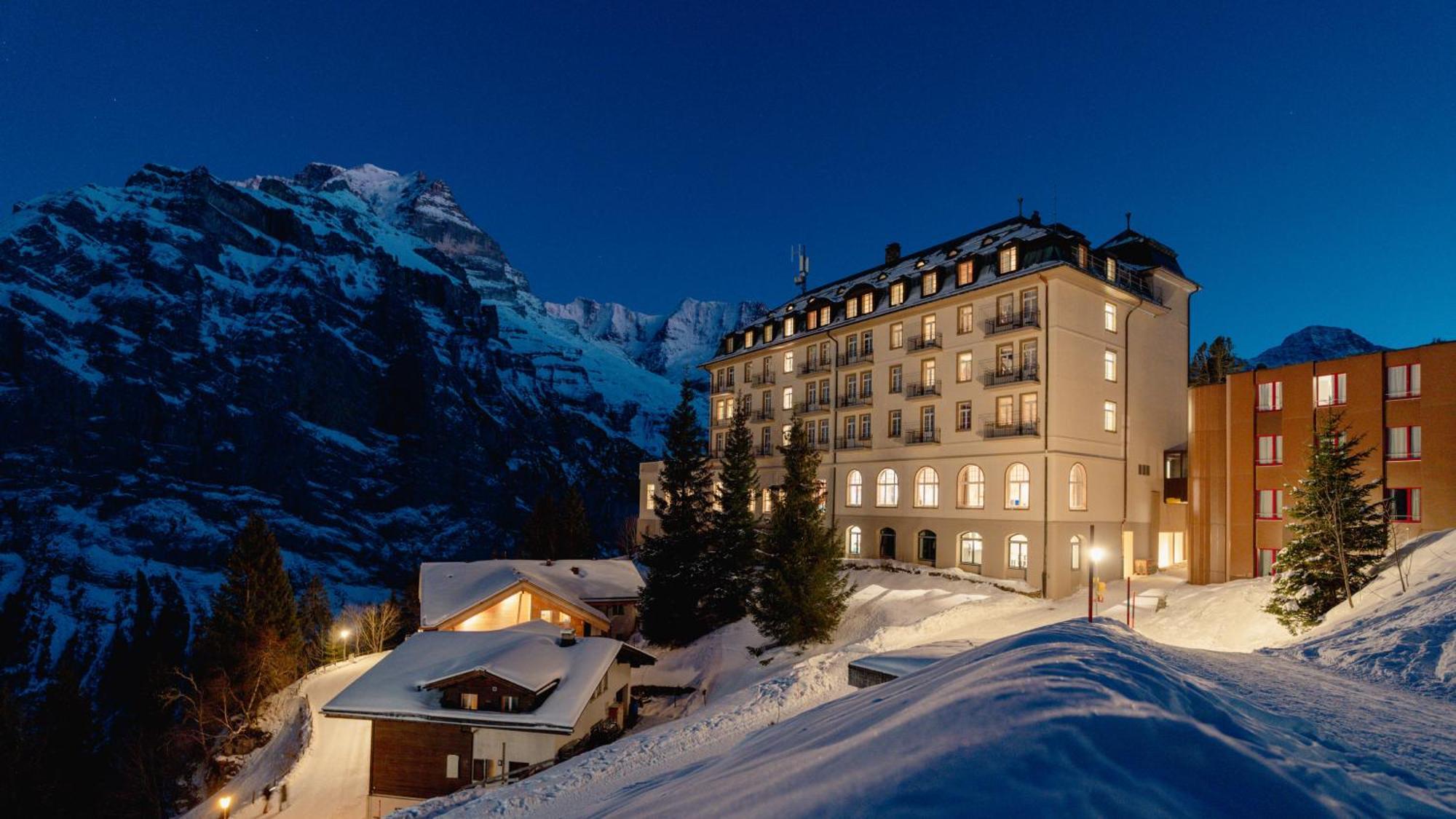Hotel Muerren Palace Exteriér fotografie