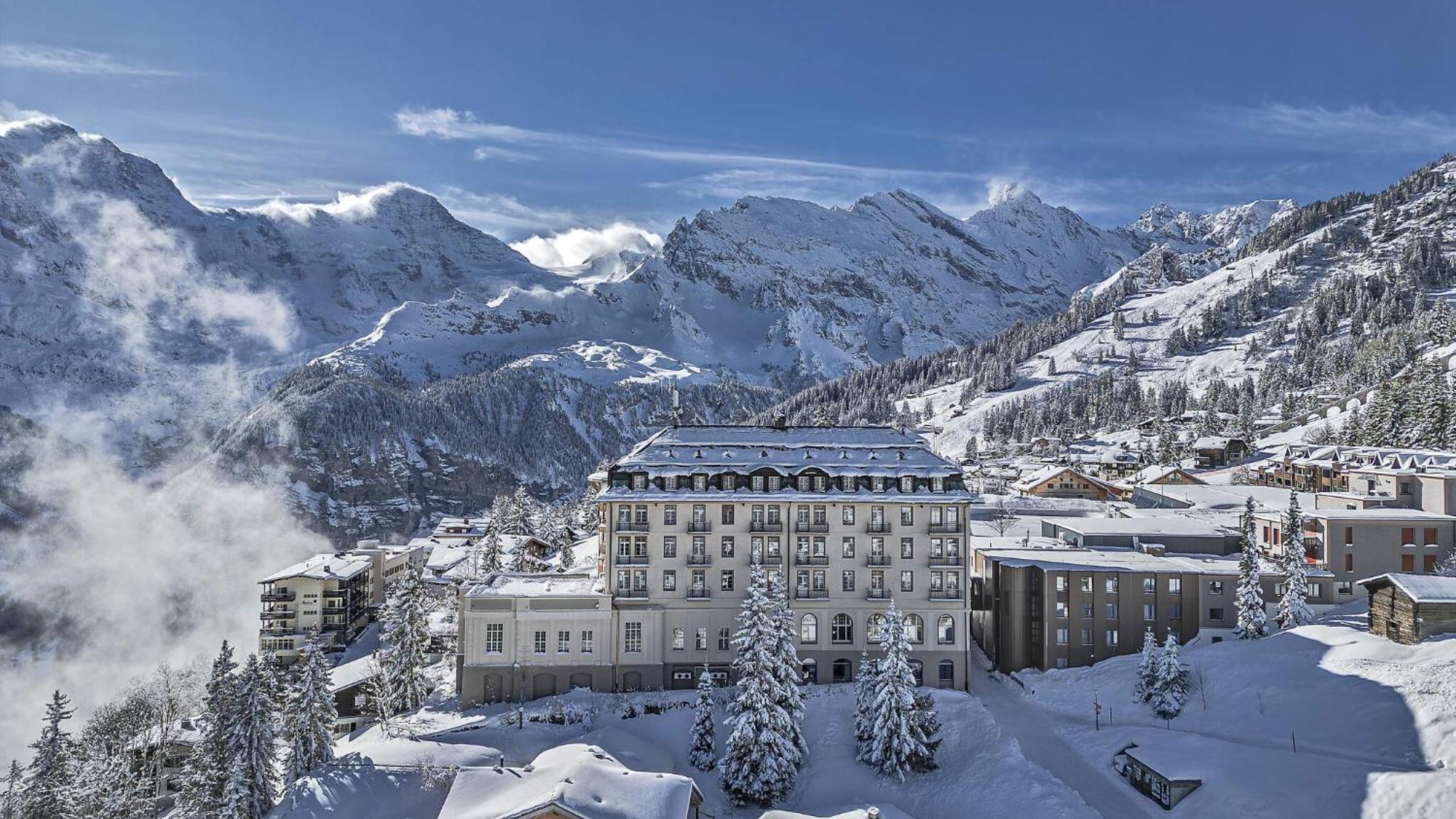 Hotel Muerren Palace Exteriér fotografie